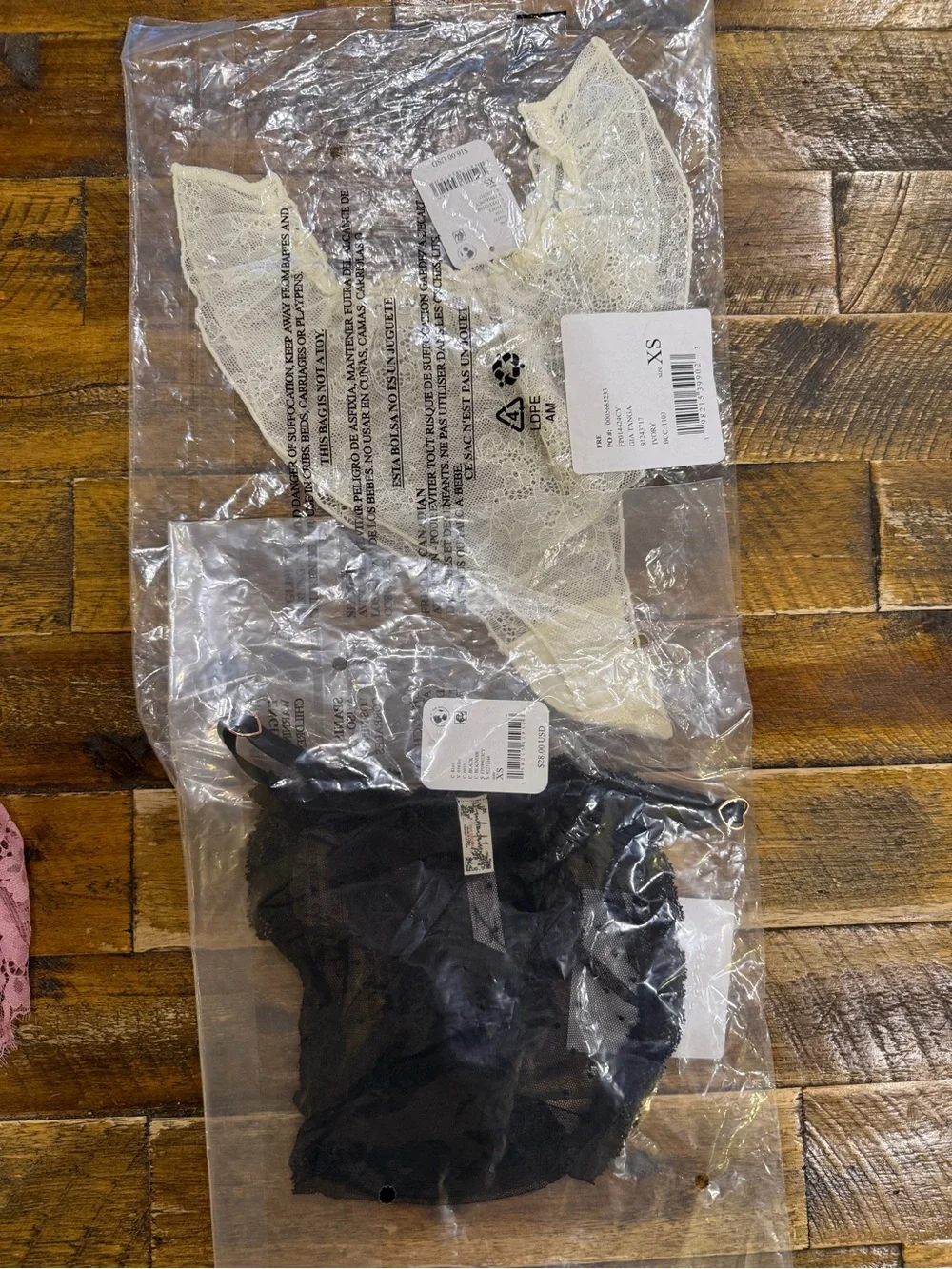 NWT Bundle 2 Free People intimately FP Underwear Panties Gia & Heart Bikini XS